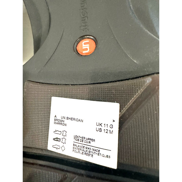 Unstructured by Clarks UN. Sheridan Marron Men’s Brown Shoes Loafers Size 12 M - Picture 6 of 12